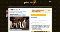 Desktop Screenshot of falesni-hraci.cz