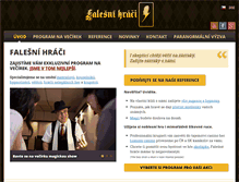 Tablet Screenshot of falesni-hraci.cz